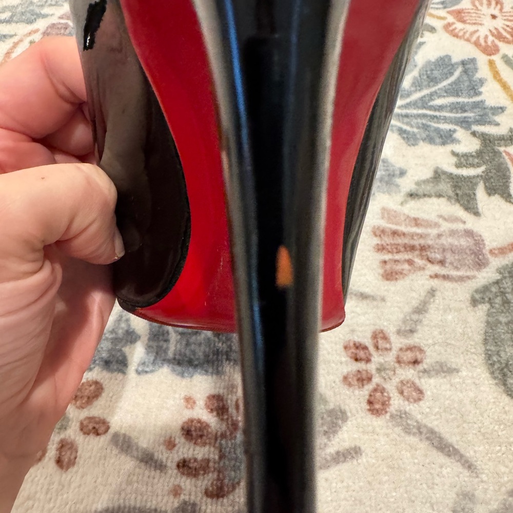 Louboutin Simple Pump 100mm Black Patent - Picture 11 of 11